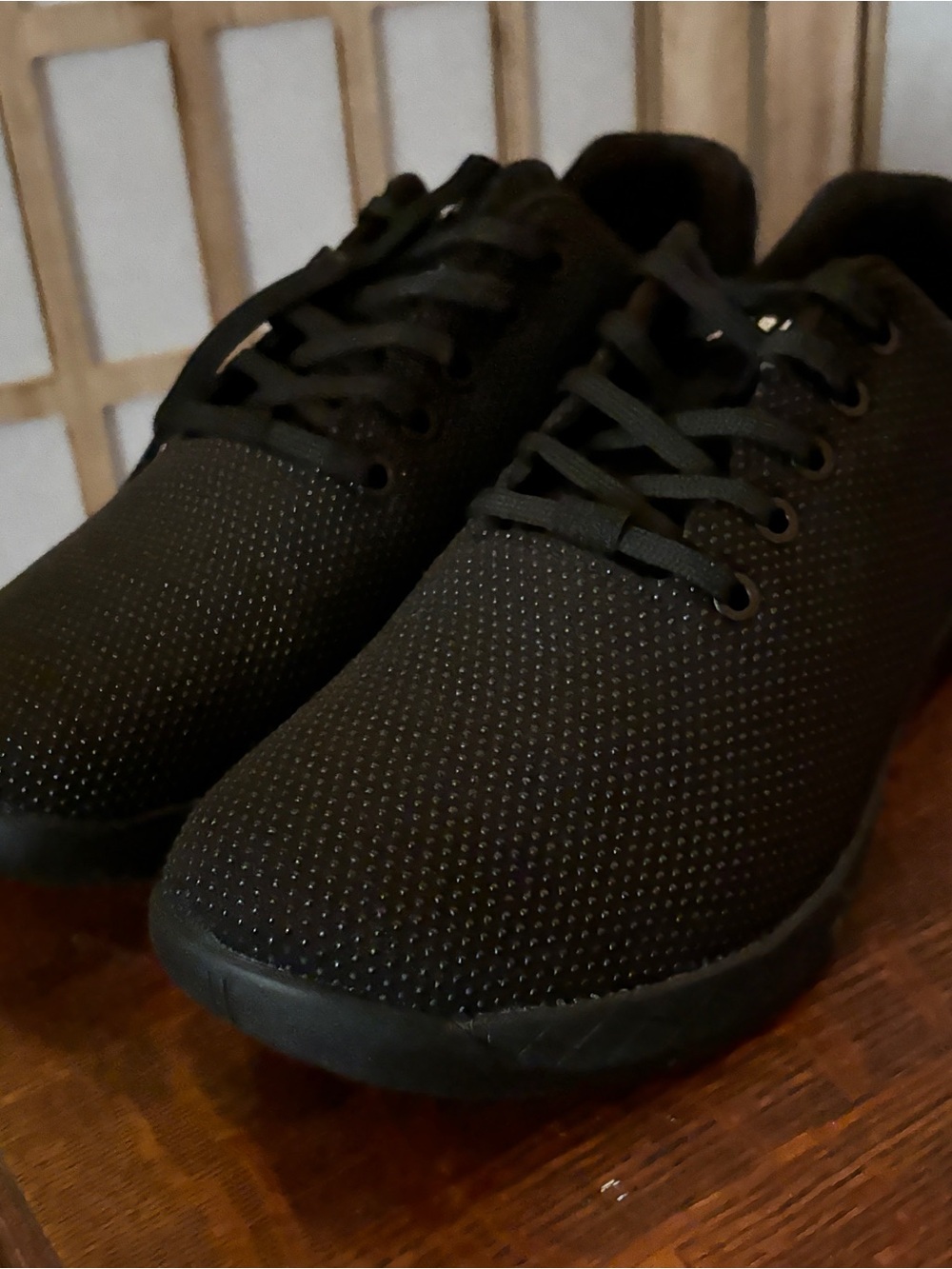 NOBULL Men's Black Minimalist Knit Sneakers